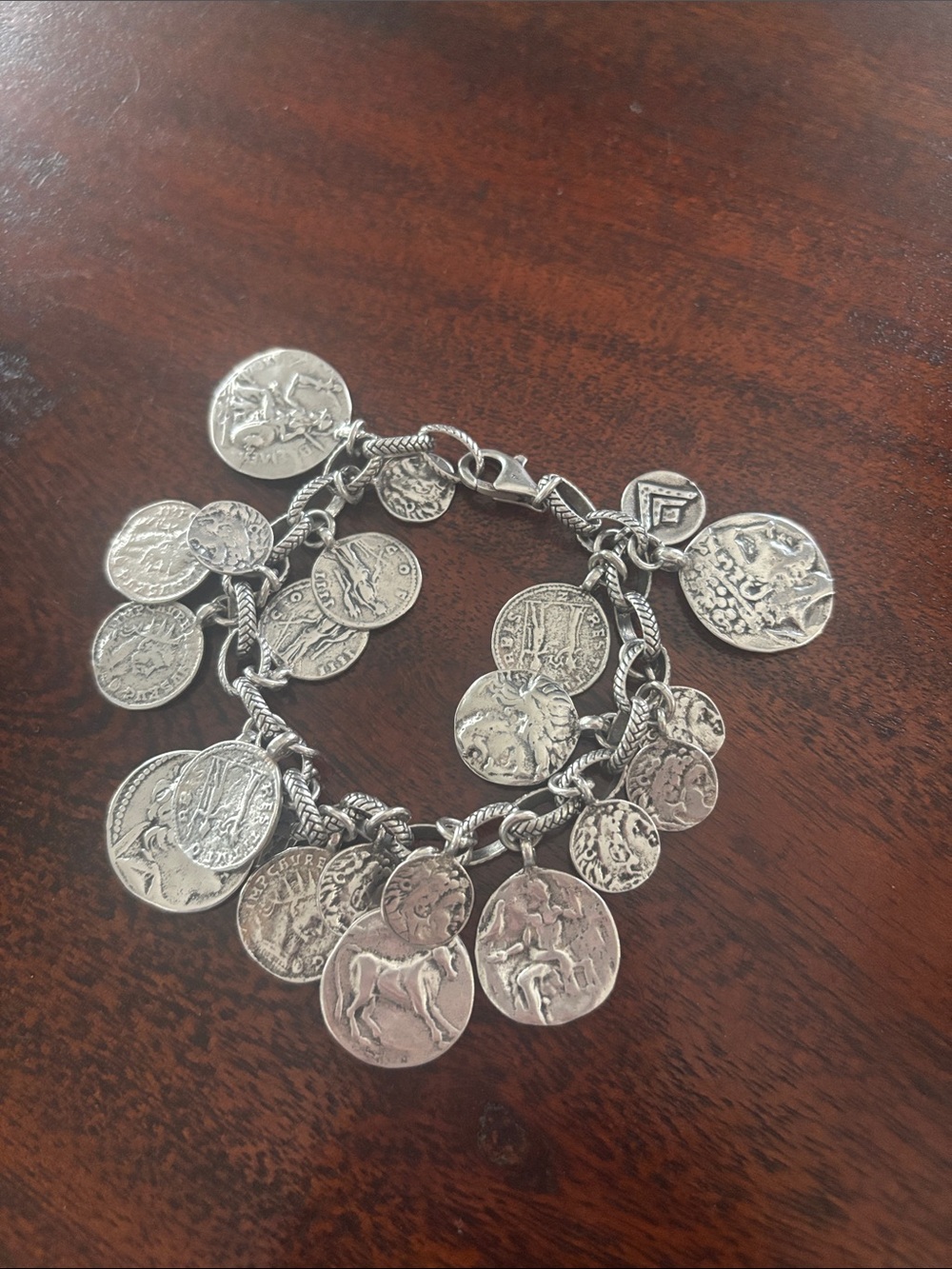 Silpada Silver Coin Charm Bracelet - Women Jewelry